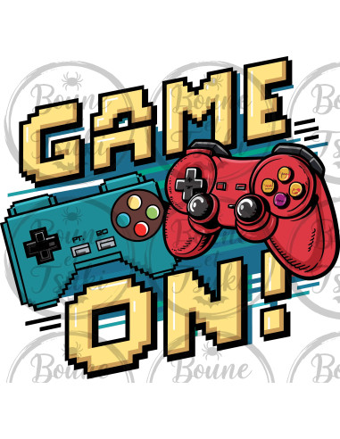 T-shirt Game On - Edition Jeux vidéo