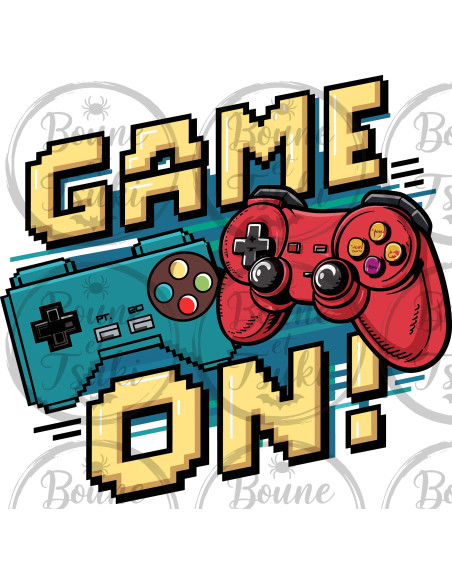 T-shirt Game On - Edition Jeux vidéo