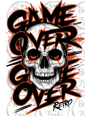 T-shirt Game Over - Edition Jeux vidéo