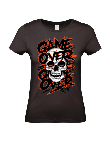T-shirt Game Over Femme - Edition Jeux vidéo avant