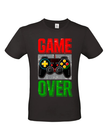 T-shirt Game Over manette Homme - Edition Jeux vidéo avant