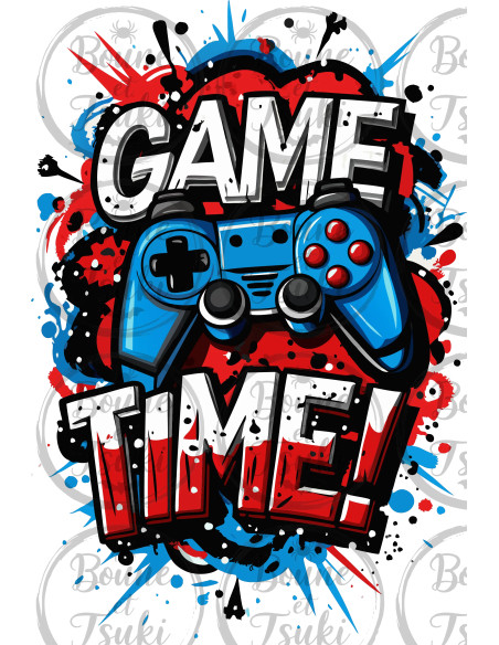 T-shirt Game Time - Edition Jeux vidéo