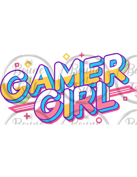 T-shirt Gamer Girl - Edition Jeux vidéo avant