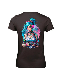 T-shirt Gamer Girl Femme - Edition Jeux vidéo avant 2