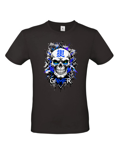 T-shirt Gamer Skull Homme - Edition Jeux vidéo avant