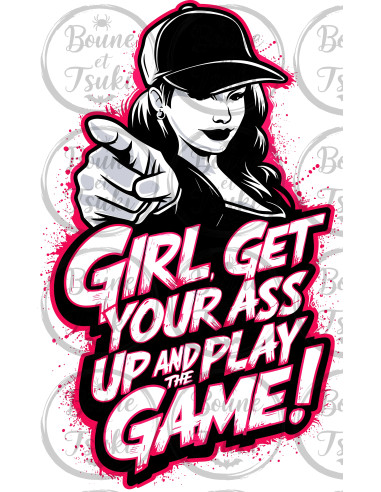 T-shirt Girl Pink - Edition Jeux vidéo