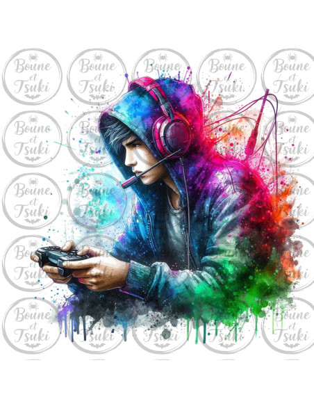 T-shirt Homme Gamer - Edition Jeux vidéo