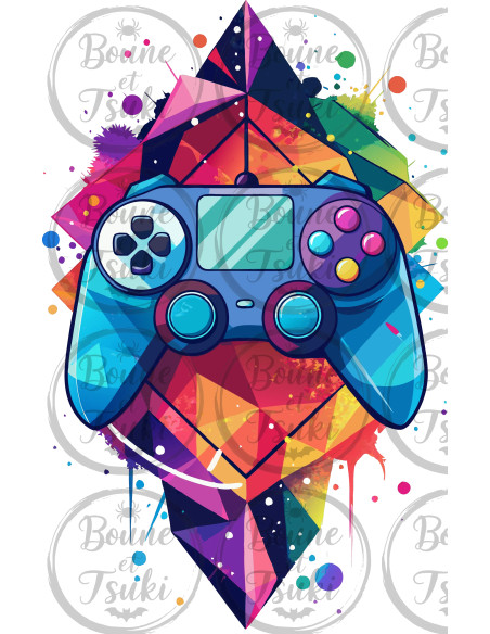 T-shirt Manette couleur - Edition Jeux vidéo