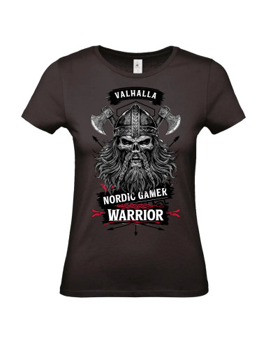 T-shirt Nordic Gamer Femme - Edition Jeux vidéo avant