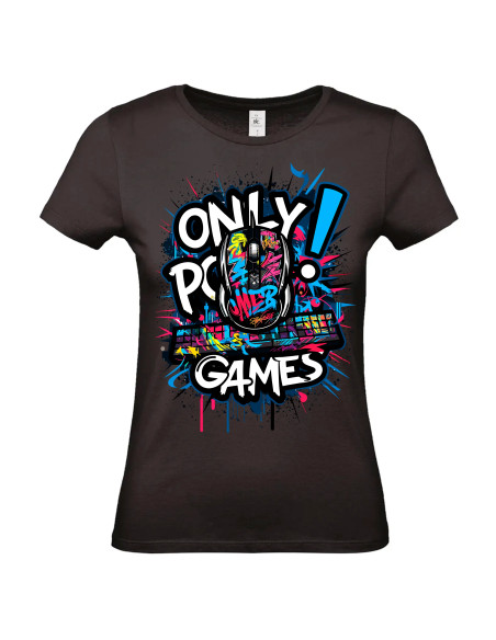 T-shirt Only PC Games Femme - Edition Jeux vidéo avant