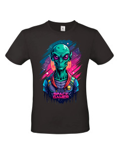 T-shirt Space Gamer Homme - Edition Jeux vidéo avant