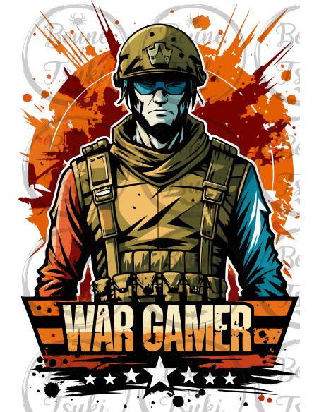 T-shirt War Gamer - Edition Jeux vidéo