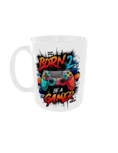 Mug Born to be a Gamer - Edition Jeux vidéo gauche