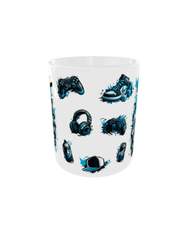 Mug Bro blue - Edition Jeux vidéo avant