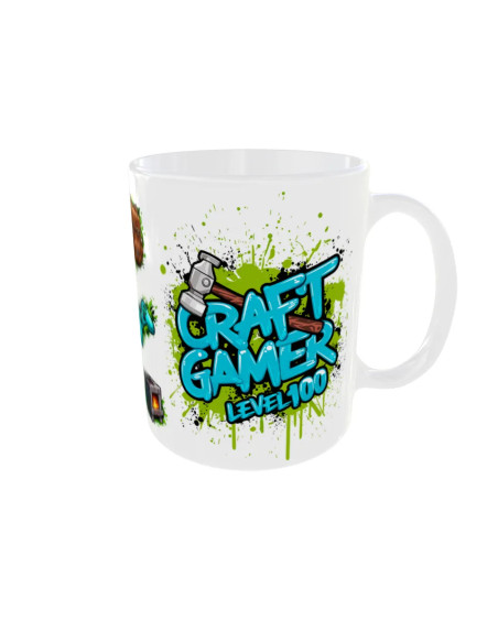 Mug Craft Gamer - Edition Jeux vidéo droit