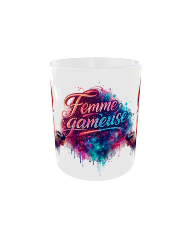 Mug Femme gameuse - Edition Jeux vidéo avant