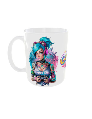 Mug Gamer girl - Edition Jeux vidéo gauche