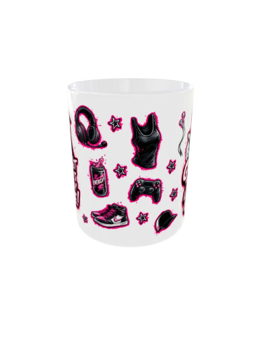 Mug Girl pink - Edition Jeux vidéo avant