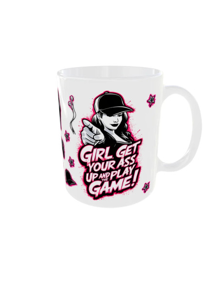 Mug Girl pink - Edition Jeux vidéo droit