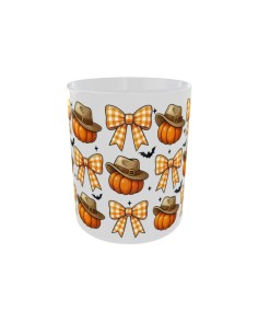 Mug Citrouilles chapeaux noeuds - Edition Automne gauche 2