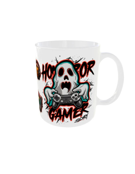 Mug Horror Gamer - Edition Jeux vidéo droit
