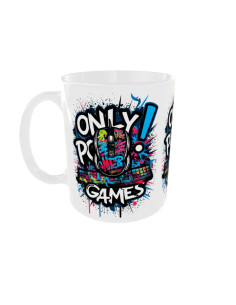 Mug Only PC Games - Edition Jeux vidéo gauche