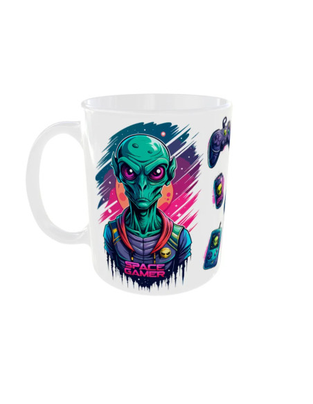 Mug Space gamer - Edition Jeux vidéo gauche