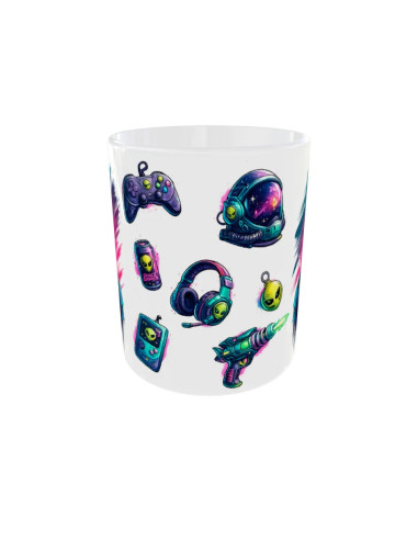 Mug Space gamer - Edition Jeux vidéo avant