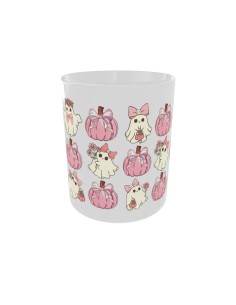Mug Fantomes citrouilles rose - Edition Automne gauche 2