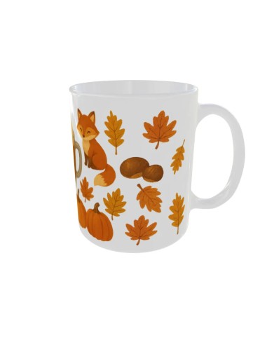 Mug Renard chataigne - Edition Automne droit