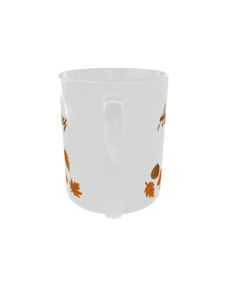 Mug Renard joue feuille ecriture - Edition Automne arrière