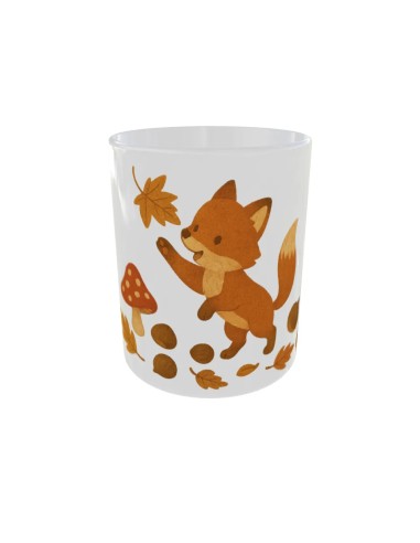 Mug Renard joue feuille - Edition Automne avant