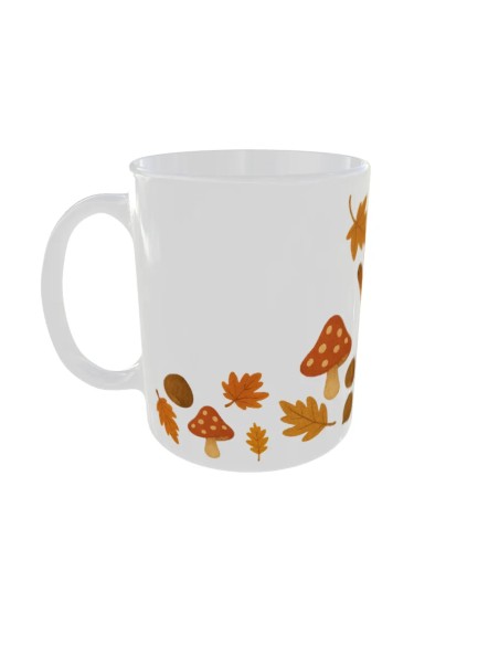Mug Renard joue feuille - Edition Automne gauche