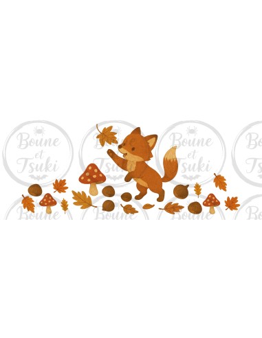 Mug Renard joue feuille - Edition Automne