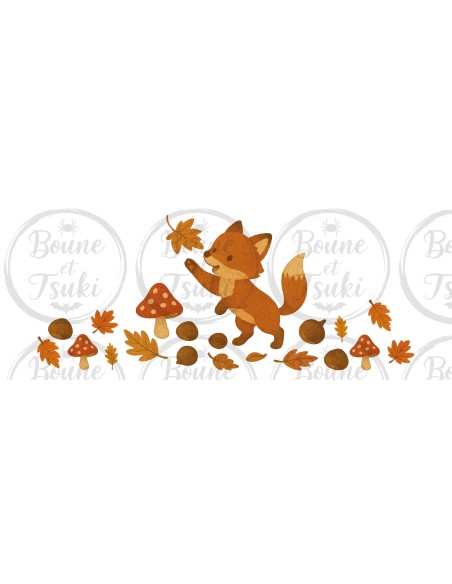 Mug Renard joue feuille - Edition Automne