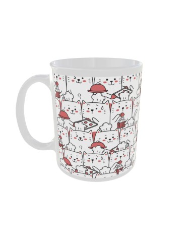 Mug Chat cuisinier - Edition Chat gauche