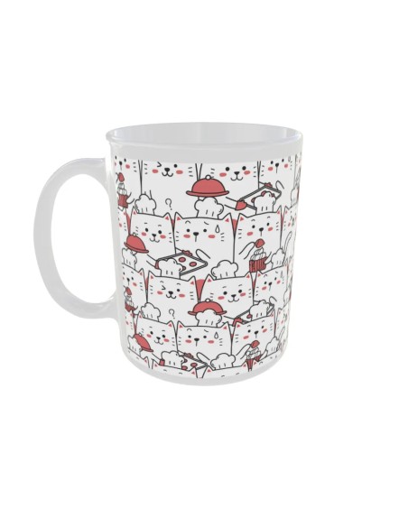 Mug Chat cuisinier - Edition Chat gauche