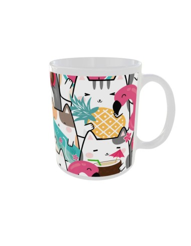 Mug Chat d'ete - Edition Chat droit