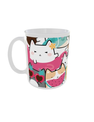 Mug Chat d'ete - Edition Chat gauche