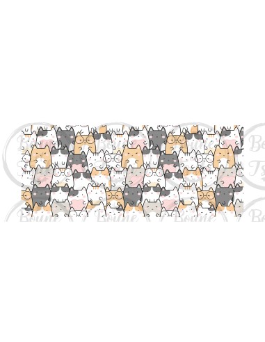 Mug Chat gris et roux - Edition Chat