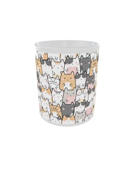 Mug Chat gris et roux - Edition Chat avant