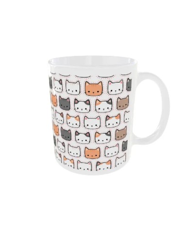Mug Chat pointillé - Edition Chat droit