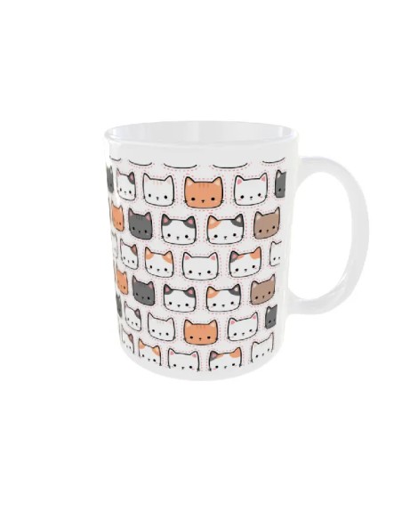Mug Chat pointillé - Edition Chat droit