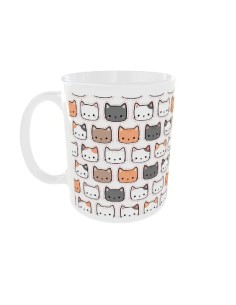 Mug Chat pointillé - Edition Chat gauche