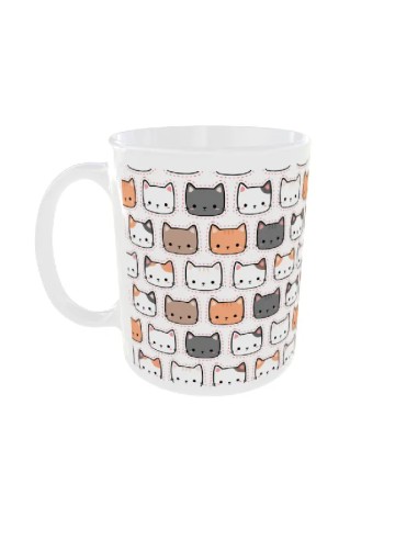 Mug Chat pointillé - Edition Chat gauche