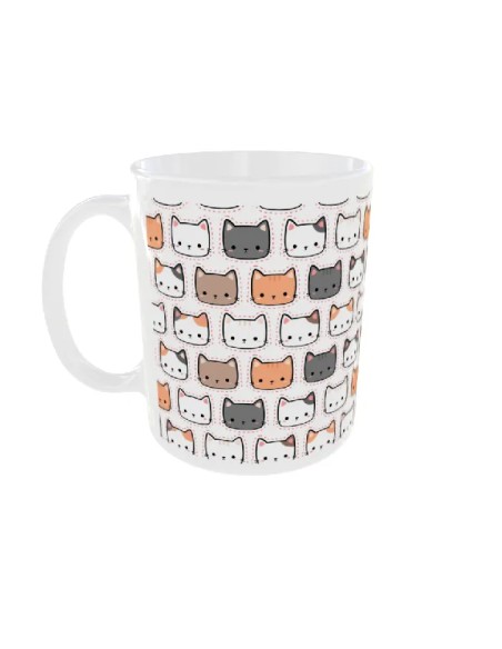 Mug Chat pointillé - Edition Chat gauche
