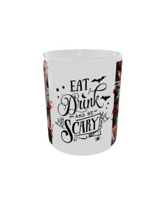 Mug Eat drink and be scary - Edition Halloween gauche 2