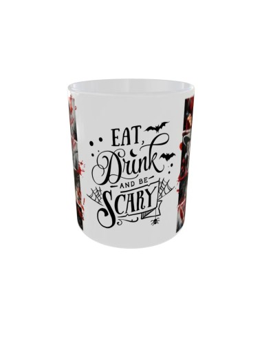 Mug Eat drink and be scary - Edition Halloween avant