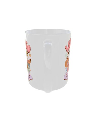 Mug fantome let's go ghouls fleurs - Edition Halloween arrière