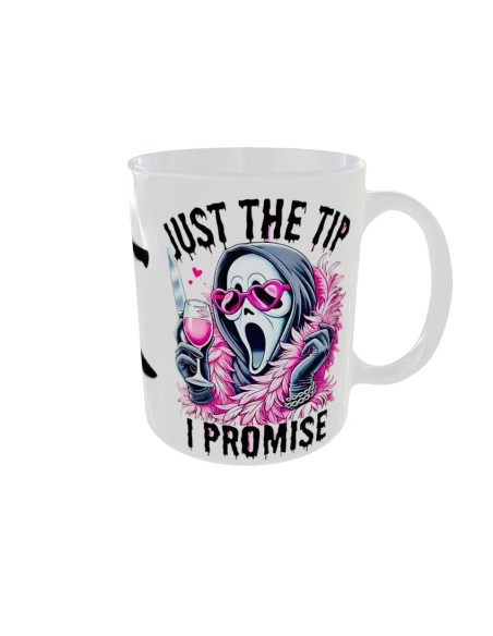 Mug Just the tip i promise - Edition Halloween droit